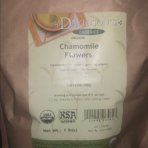 CHAMOMILE FLOWERS HERB TEA ORGANIC